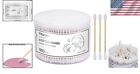 500 Count Cotton Swabs - Hypoallergenic Wooden Buds In Eco-friendly Storage Box