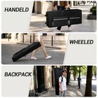 88 Key Keyboard Case With Wheels Rolling Gig Bag 900d Oxford Fabric Heavy Duty