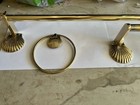 Brass Sea Shell Paper Holder  27    Towel Bar  Ring Towel Holder Free Shipping Usa