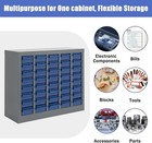 40 Drawers Parts Cabinet  Bolt   Nut Storage  Hardware Tool Organization Shelves