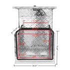 24x15x19  Heavy Duty Aluminum Tool Box Generator Storage Ute Camper