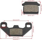 Rear Disc Brake Caliper Pads Shoes For 70cc 90cc 110cc 125cc Ssr Db27 4-stroke