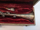 Vintage Easy Play Metal Clarinet American Musical Band Instrument Case Serviced