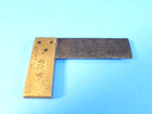 Showy Brass Handled Moulson England 3  Machinists Try Square