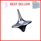 Rienar Accurate Spinning Top  Vintage Totem Zinc Alloy Silver Toy Gift