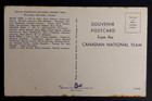 Vintage 1964-65 Canada National Hockey Team Photo Postcard
