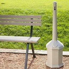 Commercial Zone 710302 Smoker   s Outpost Site Saver Hexagon Shape Beige 