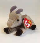 Ty Goatee Original Beanie Babies Plush Toy Collectible Retired Label Tag Errors