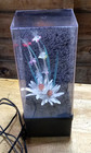 Vintage Fiber Optic Flower Lamp With Color Changing Light