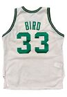 1987-88 Larry Bird Boston Celtics Used Playoffs Game Worn Home Jersey Gf Loa