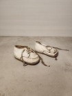 Vintage babies White Shoes baby Stride Rite leather scuffed Up B6