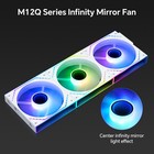 Thermalright Tl-m12qw-s X3 120mm Computer Case Fans 2000rpm Daisy-chain 3-pack