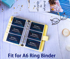 40 Pack 240 Pockets A6 Binder Business Card Sleeves  Ultra-clear K-pop Photocard