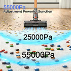Cordless Vacuum Cleaner 55kpa Stick Lightweight For Wooden Hardwood Floor Carpet