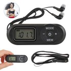 Portable Pocket Digital Fm Radio Lcd Stereo Music News Receiver Battery Power Us