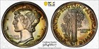 1939 Toned Mercury Dime Pcgs Ms67  Cac Ms 67 Plus Toning Silver Coin 10c