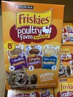 16 Boxes - 128ct Packets Purina Friskies Poultry Faves Cat Food Variety Pack 
