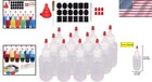 12 Bpa-free 4oz Reusable Squeeze Bottles For Kitchen And Craft Organization