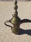 Vintage Brass Dallah Coffee creamer Pot Arabic  Incredible Artwork      