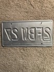 Expired Massachusetts License Plate - 2fbw27 - Clearance