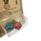 Vintage Zocchi Jumbo Poly Dice 11500 Set Of 4 New In Package Old Stock