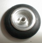 1  Pair V Style Pointed Rubber Slot Car Tires   Wheels 5 40 Thread 1 8  Axle Nos