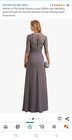 Mother Of The Bride Long Chiffon  Lace Wedding Dress  Formal Evening Gown