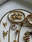 Vintage Gold-tone Costume Jewelry Avon Krementz Trifari Sp Few Unsigned