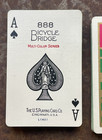 Antique 1929 888 Bicycle Bridge Multi-color Series Playing Cards 52 52 Htf Euc 1