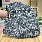 10 6 Lb Zebra Stone Polished Slice Black White Stripe Mineral Specimen Display
