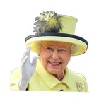 Queen Elizabeth Royal Jubilee Car Decal Sticker April Fool Passenger Side Window