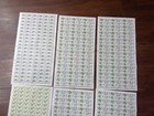 1967 Flowers Flora Sg 717 -722 6 Sheets  120 Complete Sets Some Phosph Cat    120