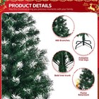 5 Ft Artificial Snow Tipped Christmas Tree  Unlit Christmas Pine Tree 