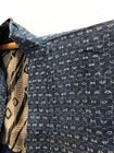Boro Used Japanese Work Clothes Indigo Dyed Kasuri Noto Fabric Jacket Japan 1