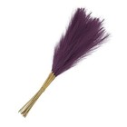  20pcs Faux Pampas Grass 21  55cm Fake Pampas Grass Decor For Dark Purple