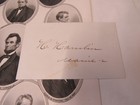 Autograph Vice President Hannibal Hamlin
