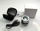 10x White uv Led Lighted Usb Rechargeable Loupe Magnifier Microscope Lupe Viewer