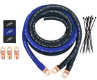 Sky High Car Audio E-series 1 0 Big 3 Upgrade Blue black Electrical Wiring Kit