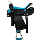 Western Horse Saddle Leather Barrel Racing Racer Equestrian Trail Tack Hand-tool