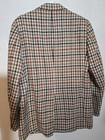 Vintage Brooks Brothers Blazer sport Coat English Tweed Plaid  346  Superb Sz 42