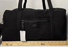 Vera Bradley Travel Duffle Bag In Microfiber Classic Black
