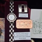 Estate Sale Grandpa s Junk Drawer Lot Silver Copper Coins Jewelry   Vtg Pcs