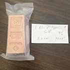 1 Kilo  999 99 9  Fine Copper Sealed Bar -  2 2 Lbs - Lot B - Nice 