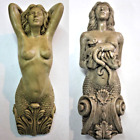2 Figurehead Nautical Siren Busts Marine Statues Ship Sailboat Sea Boat Sailors