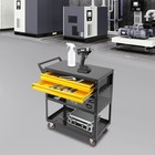 Rolling Tool Cart  tool Storage Organizer  Heavy Duty Utility Cart With Drawers