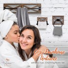 Autumn Alley Farmhouse Toilet Paper Holder  Towel Ring   Towel Rack Holder Set