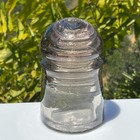 Cgic Glass Insulator     Keg Style Light Purple  Dramatic Lines Displays Well  q