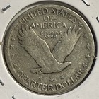 1927-p Standing Liberty Quarter - Silver Coin - Free Shipping -  32-30 