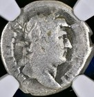 Roman Emperor Hadrian Silver Denarius 117ad-138ad Ngc Ancient Genuine Coin