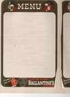 Vintage Graphic Budweiser Advertising Breakfast   Lunch Menu